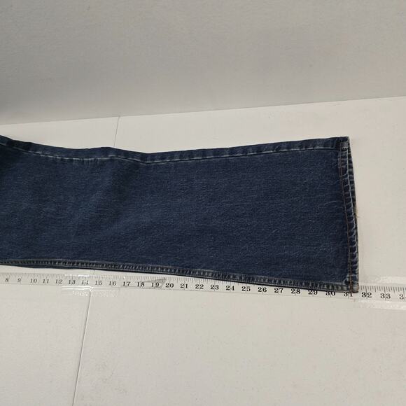 VTG Abercrombie bootcut jeans mens blue 32x30 denim Made USA 5849 - Picture 6 of 12